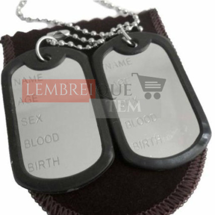 Plaqueta de Identificação Dog Tag (Identificação militar)