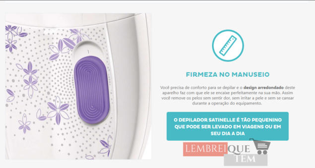 Depilador Philips Satinelle HP6421/31 Bivolt