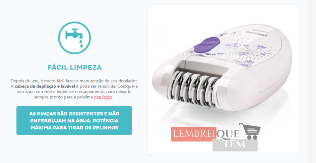 Depilador Philips Satinelle HP6421/31 Bivolt