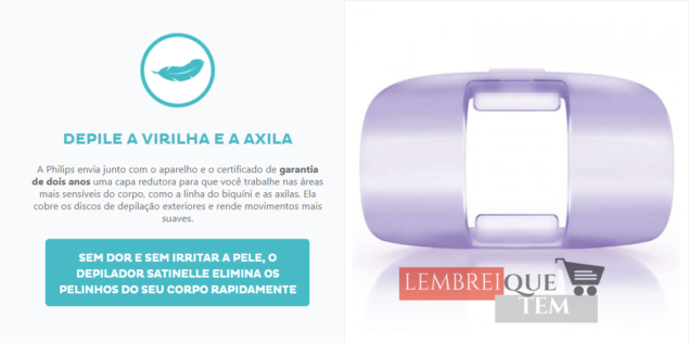 Depilador Philips Satinelle HP6421/31 Bivolt