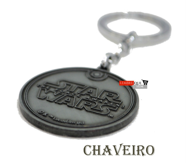 Chaveiro  Moeda Corrente Chave do Logotipo de Star Wars