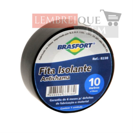 Fita Isolante BRASFORT 10mts