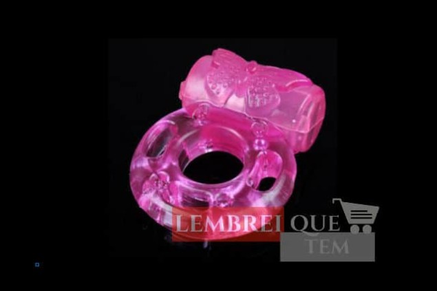 Magic Vibrating Ring Purple borboleta – Anel de silicone