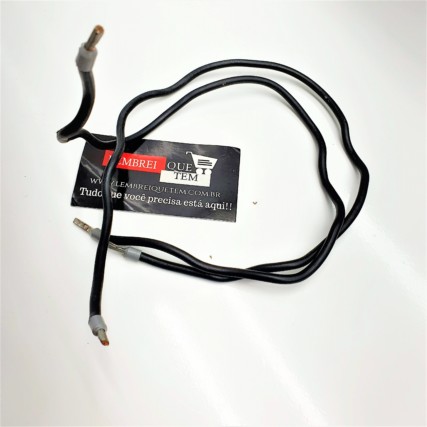 Par rabicho fio c/ terminais  50 cm  fio de 4mm – P/ instalação elétrica