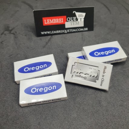 Lamina De Barbear  Oregon Steel Blade (5 lâminas de barbear)