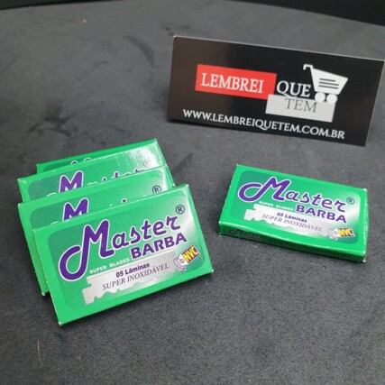 Lamina De Barbear Super Blades Master Barba (5 lâminas de barbear)
