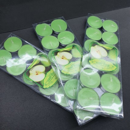Vela decorativa e aromáticas tipo Rechaud Maçã-verde ( green apple )
