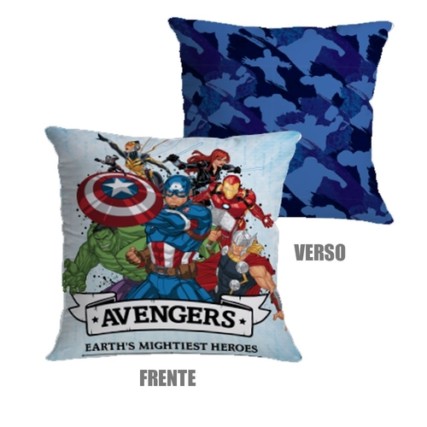 ALMOFADA  MICROFIBRA MARVEL VINGADORES 40X 40CM
