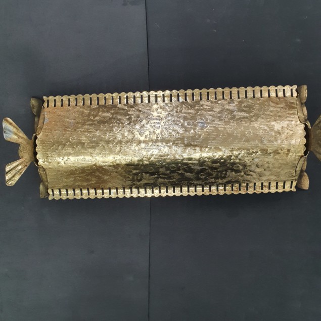 Centro de Mesa Decorativo dourado envelhecido