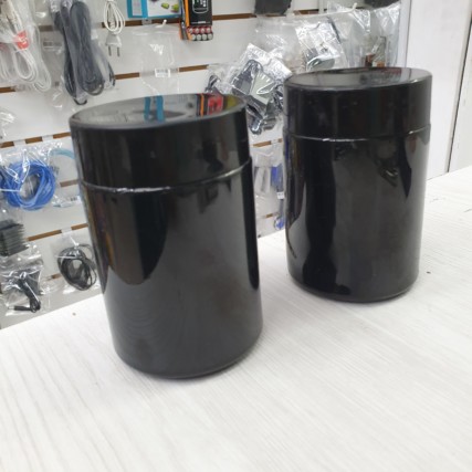 Pote De Plastico preto