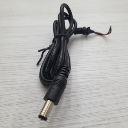 Fio de duas via C/ PLUG P4   0.90 cm – (preto ) CABO PP