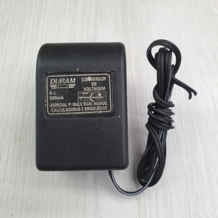 Fonte 6v 500mA   Bivolt  – S/ PLUG