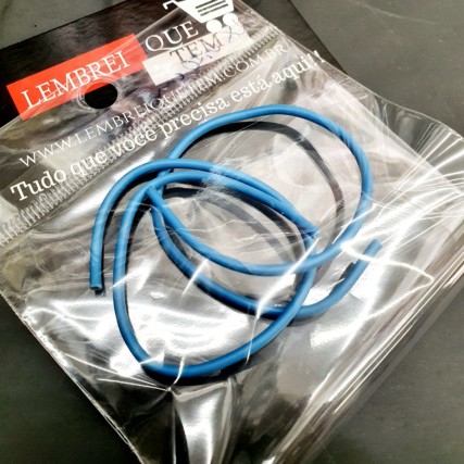 Par Rabicho fio 2 x 0.20 cm fio de 0.5 mm – ( azul  )