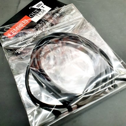 Rabicho fio 85  cm  fio  de 1.5 mm – P/ instalação elétrica ( Preto )