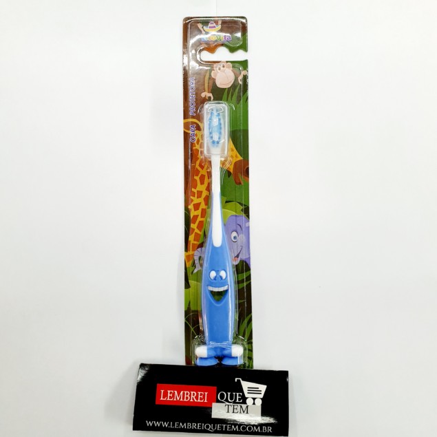 escova de dentes  – escova dental infantil  5 – 7 anos – azul