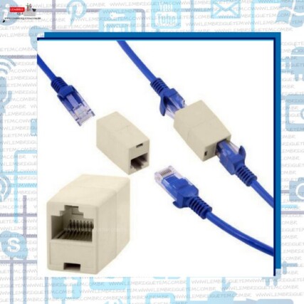 Emenda Rj45 Femea X Femea P/ Cabo De Rede – emenda para internet