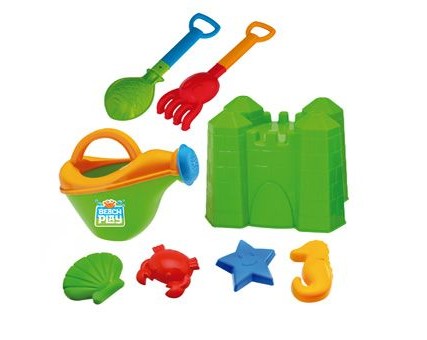 Brinquedo Bag De Praia Completo 9 Peças Castelo De Areia – KIT CASTELO