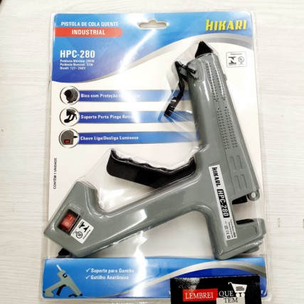 Pistola De Cola Quente Industrial Hikari Hpc 280W
