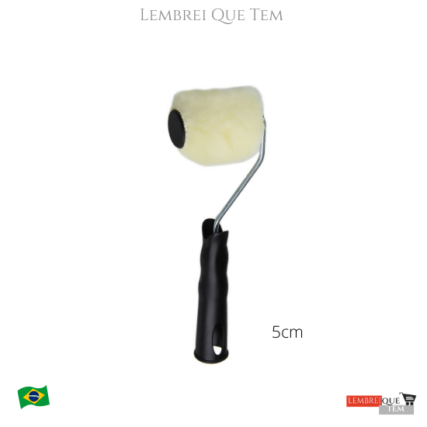 Rolo de lã – 5cm para pinturas – rolinho