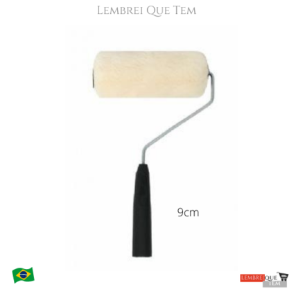 Rolo de lã – 9cm para pinturas – rolinho
