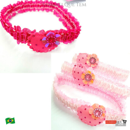 Kit Faixa tiara p/  cabeça para bebe ou cachorro