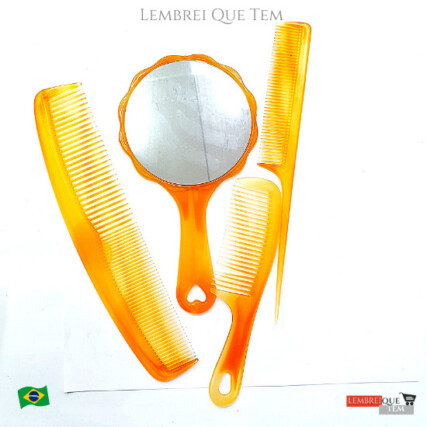 KIT 3 Pentes  1 espelho – penteado