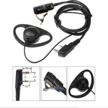 Fone Para Rádio Comunicador Walkie Talkie 777s Uv5r 888s