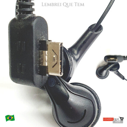 Fone de ouvido para celular antigo  – com botão interativo e microfone