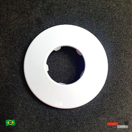 Acabamento Canopla Branco  P/ Torneira Ou Engate