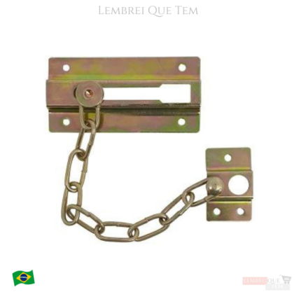 Fecho Porta Com Corrente – pega ladrão