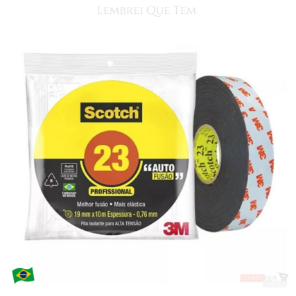 Fita Isolante Auto Fusão 19mm x 2m – 3M