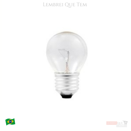 Lâmpada para Geladeira , Fogão e Lustre   clara 25 w 220v lampada