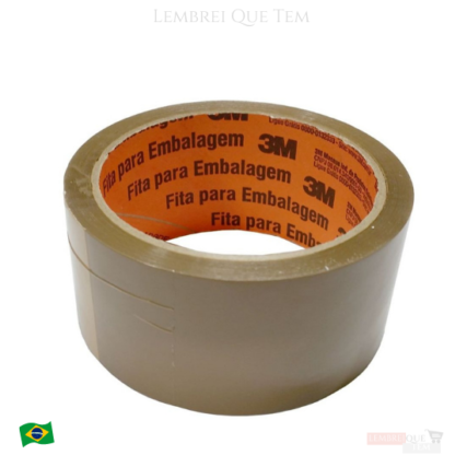 Fita adesiva marrom 45mmx45m 3M