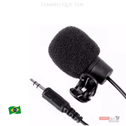 Microfone De Lapela Computador Youtuber Câmera – plug P2