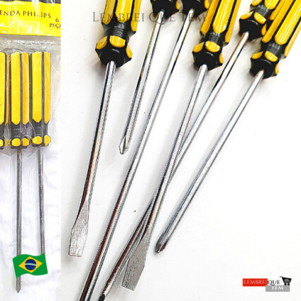 kit  jogo de chave de fenda e philips – ferramenta