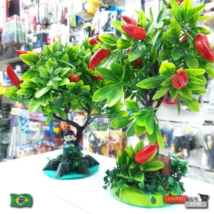 Arranjo Pimenta Pimenteira  Artificial plástico