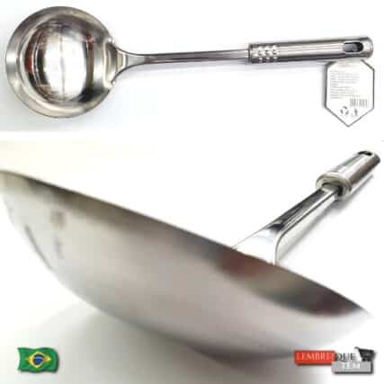 concha aço inoxidável 30cm