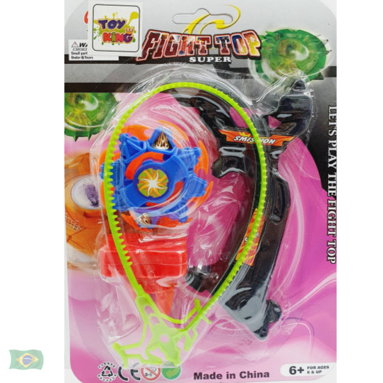 PIAO COM LANCADOR BEYBLADE E ARENA - NQ91619BC - Top Brasil Presentes