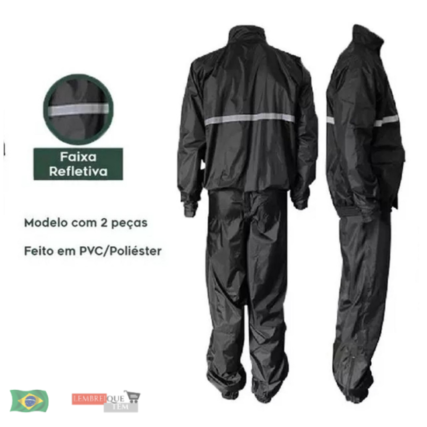 capa de chuva para motoqueiro – moto – tamanho unico