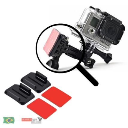 Base de Fixação Adesiva Curva  – GoPro SJCAM