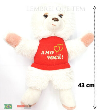 ursão grandão -urso branco  frase amo você