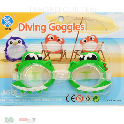 Óculos de Natação Infantil Bichinhos  Jacaré – oculos de mergulho