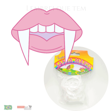kit dentaduras para festas 4 uni