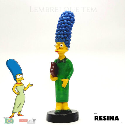 Marge Simpsons Resina Boneco Estátua