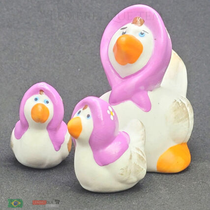 Pata e par de patinhos Decoração patinha