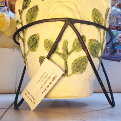 Suporte de vasos de plantas piso  Diâmetro 32 cm – para vasos largos