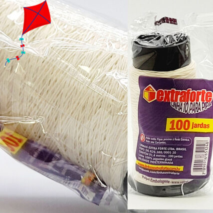 Linha De Pipa Extraforte 100 jardas