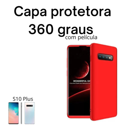 capa 360  Para Samsung Galaxy S10 Plus À Prova de Choque