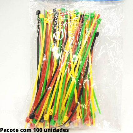 Abraçadeira Nylon 10cm100 unidades – enforca gato