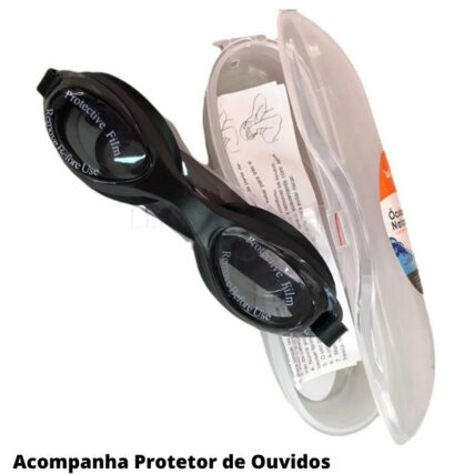 óculos de Natação  Protetor Ouvidos case